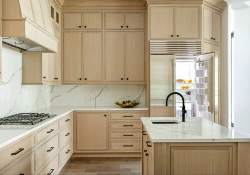Natural kitchen designed by Trade Mark Interiors