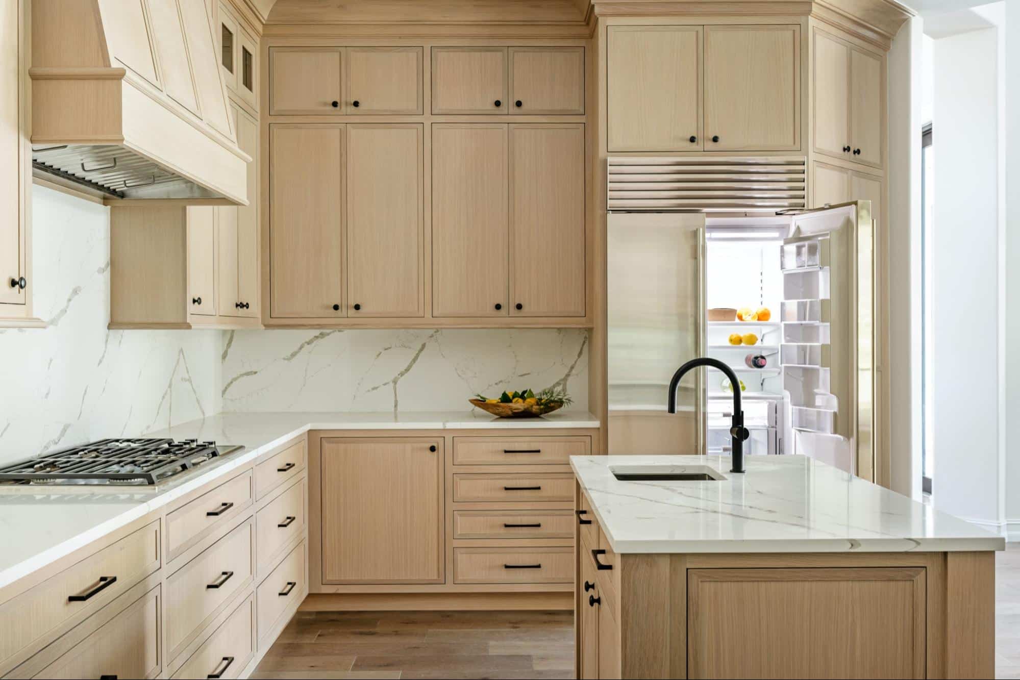 Natural kitchen designed by Trade Mark Interiors