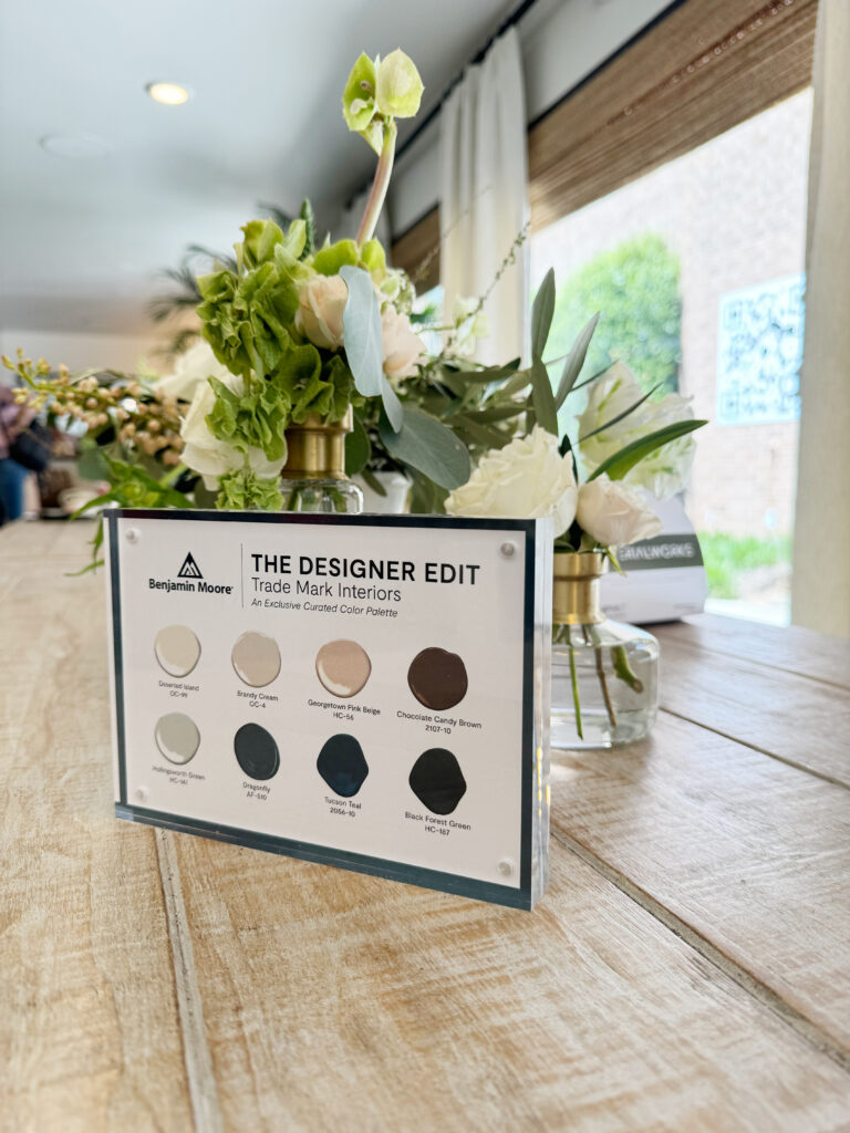 Benjamin Moore & Trade Mark Interiors Exclusive Curated Color Palette