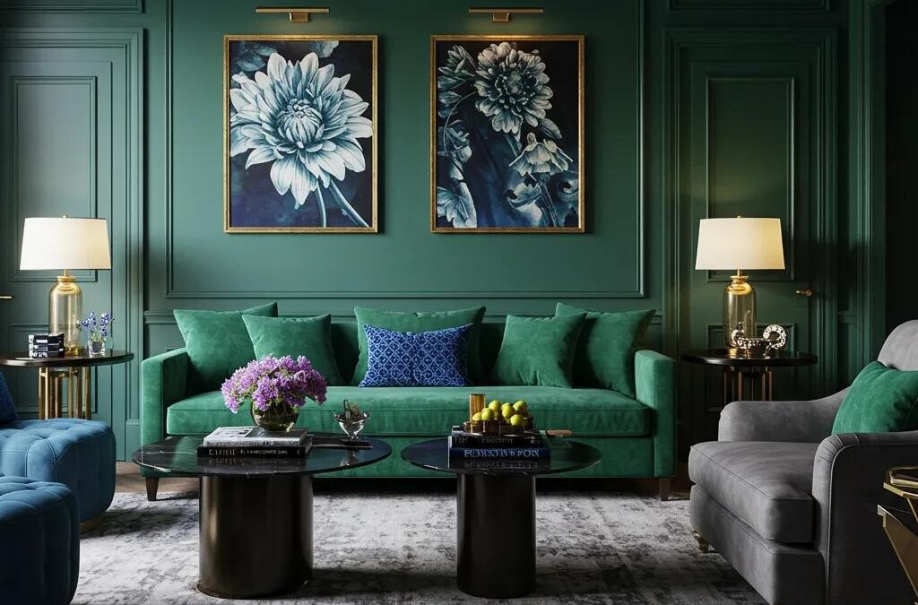 Why Jewel Tones Are Overtaking Neutrals in 2025 Sarasota Interiors